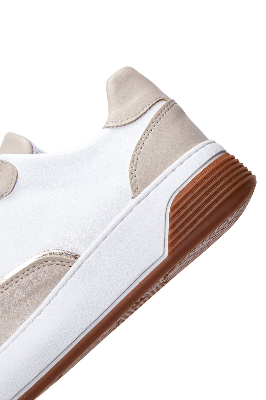 Kadın Bej Kalın Tabanlı Sneaker