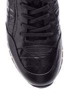 Men's Crocodile Detailed Leather Sneaker | Derimod