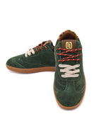 Derimod Studio Kadın Yeşil Bağcıklı Süet Sneaker | Derimod