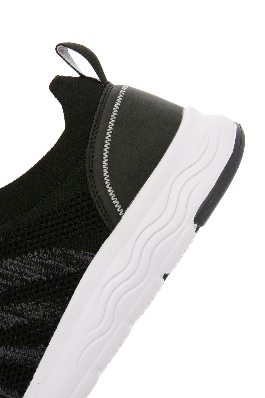 Derimod Zero Men's Black Lace-Up Thick Soled Fabric Sneaker
