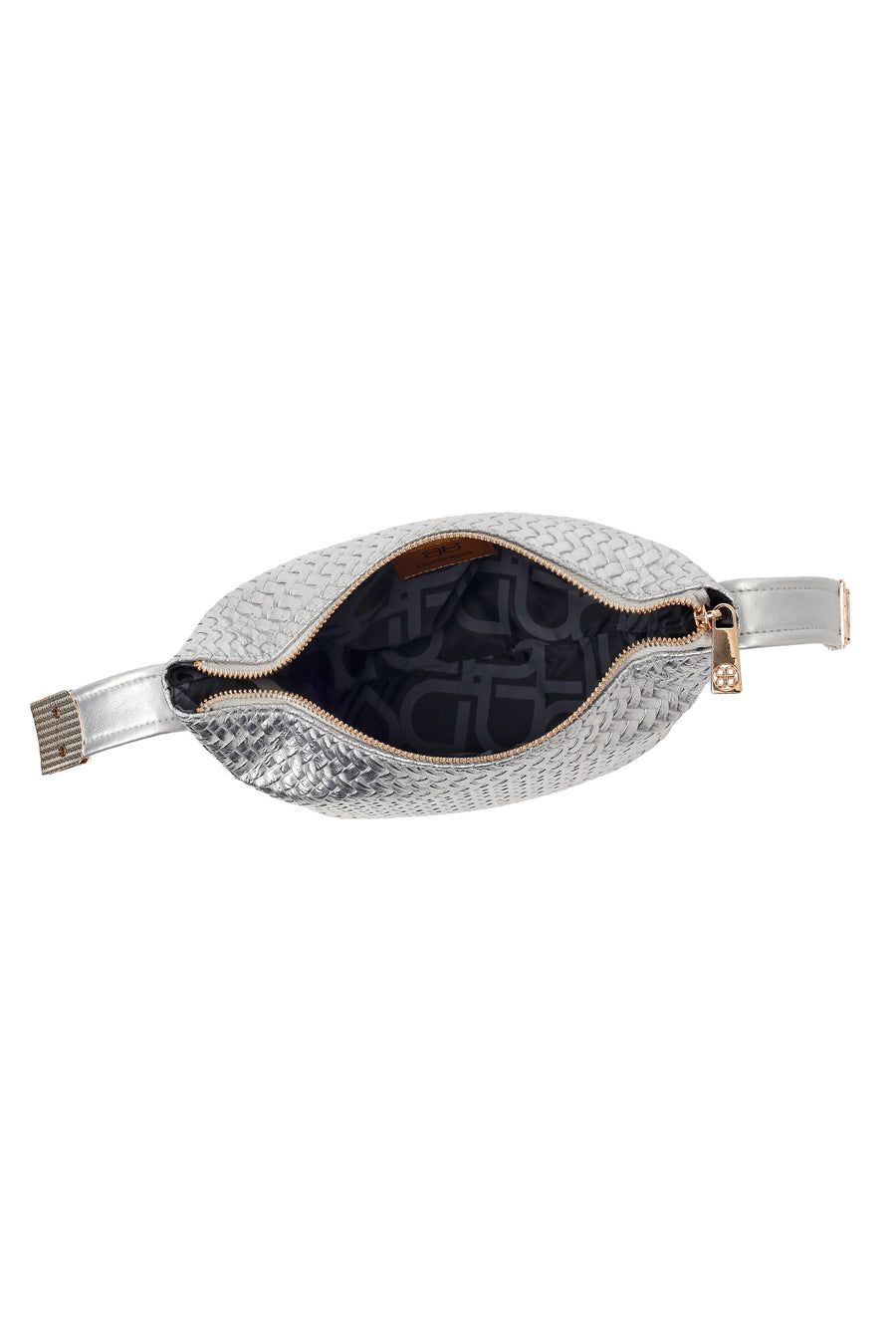 Kadın Gümüş Uzun Askılı Örgü Kol Çantası