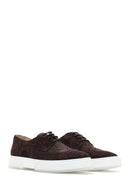 Men's Brown Suede Leather Casual Shoes | Derimod