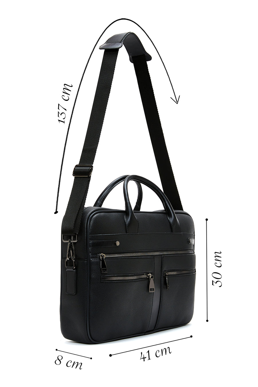 Men's Black Briefcase