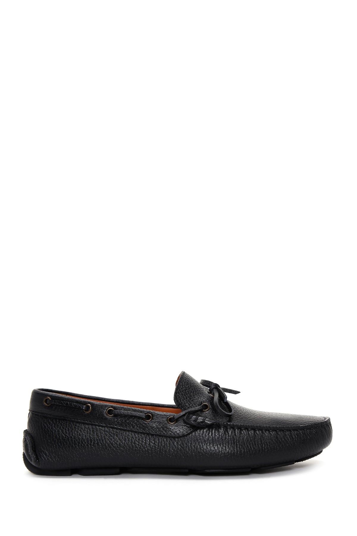 Erkek Siyah Deri Casual Loafer