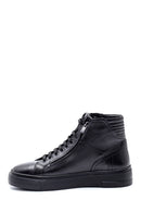 Men's Leather Zippered Boots | Derimod