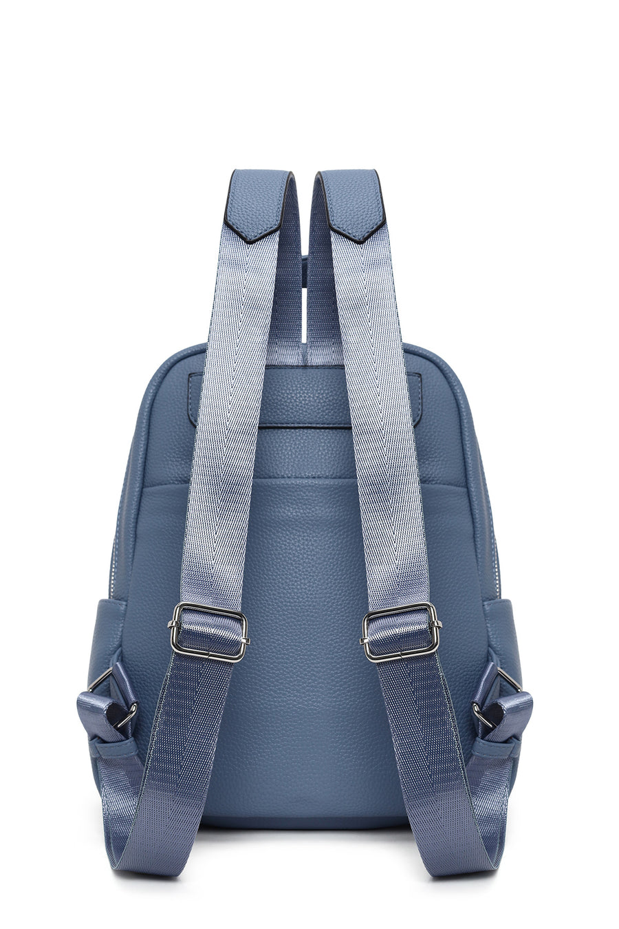 Woman Blue Backpack