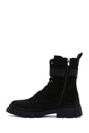 Men's Black Nubuck Leather Casual Boots | Derimod