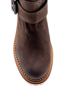 Women's Nubuck Buckle Detailed Boots | Derimod