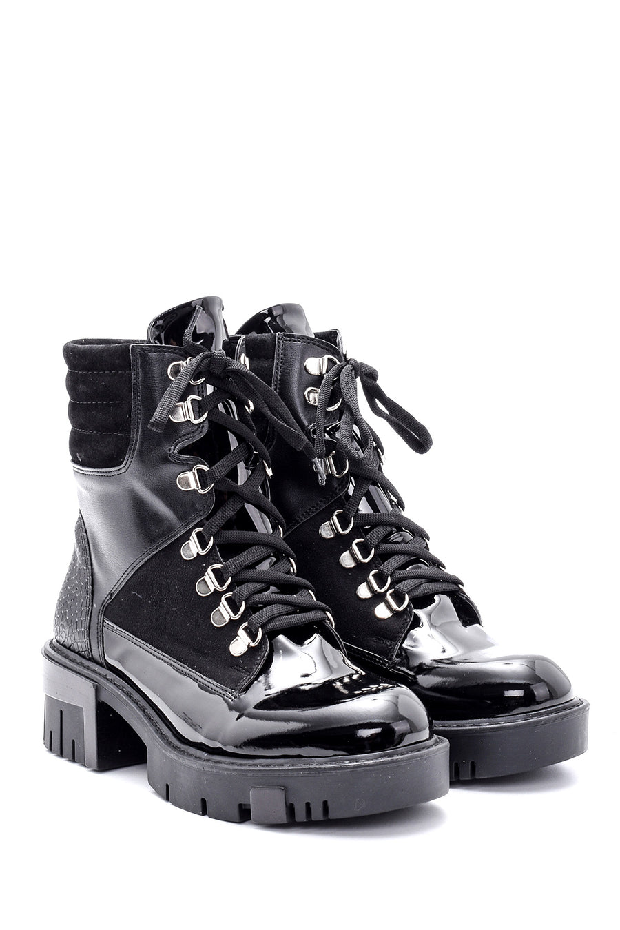 Women's Patent Leather Boots