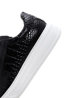 Men's Black Leather Sneaker | Derimod