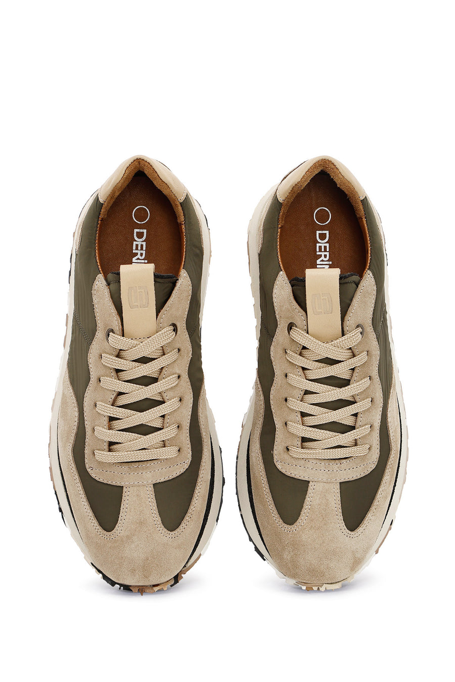 Men's Mink Lace-up Leather Sneaker