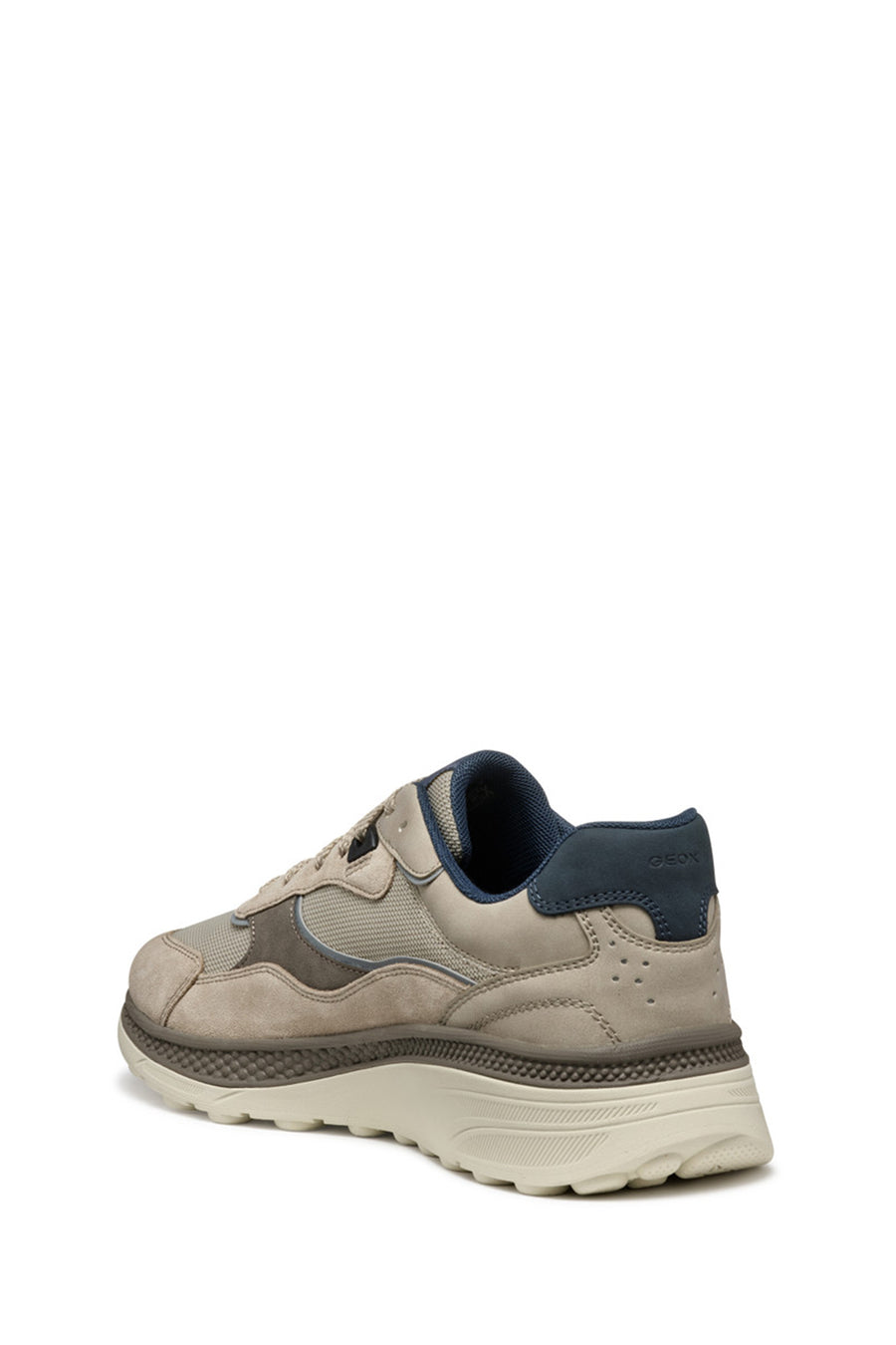 Geox Erkek Bej U Spherica Actif X1 A - Mes Su Bağcıklı Sneaker