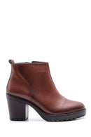 Women's Leather Heeled Boots | Derimod