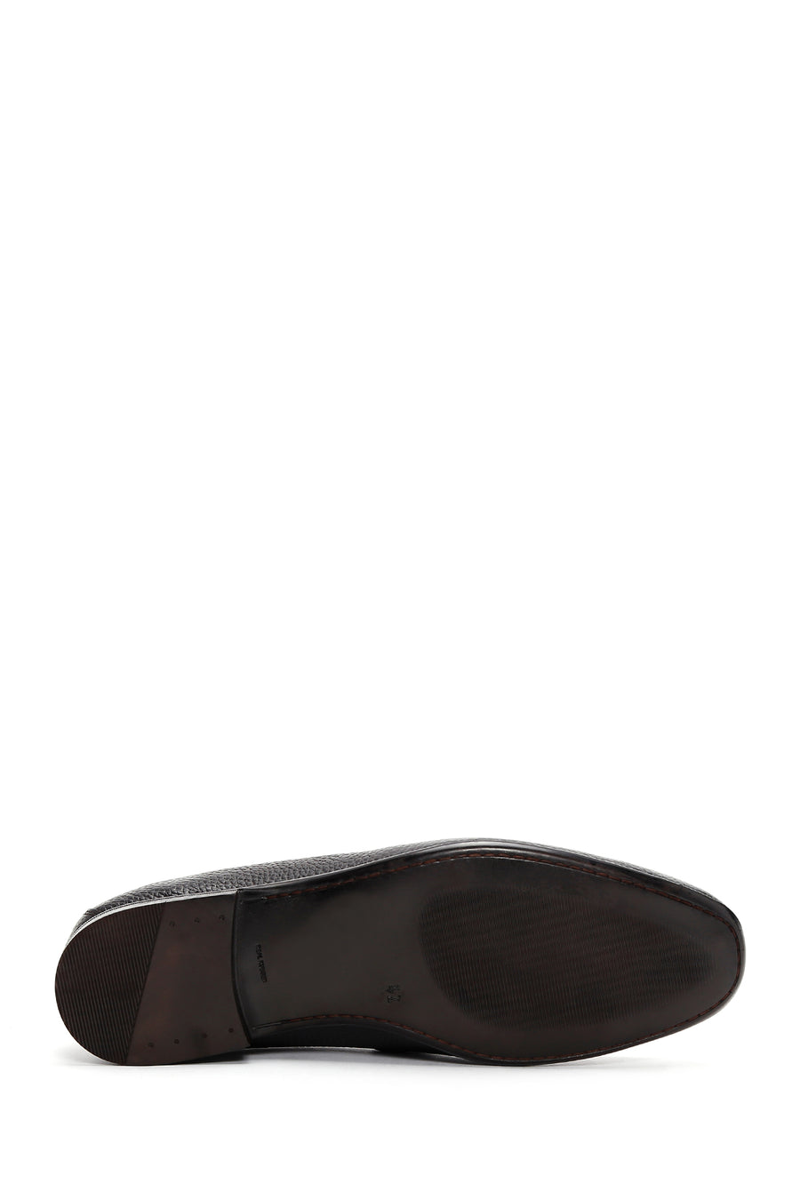 Erkek Kahve Deri Püsküllü Klasik Loafer