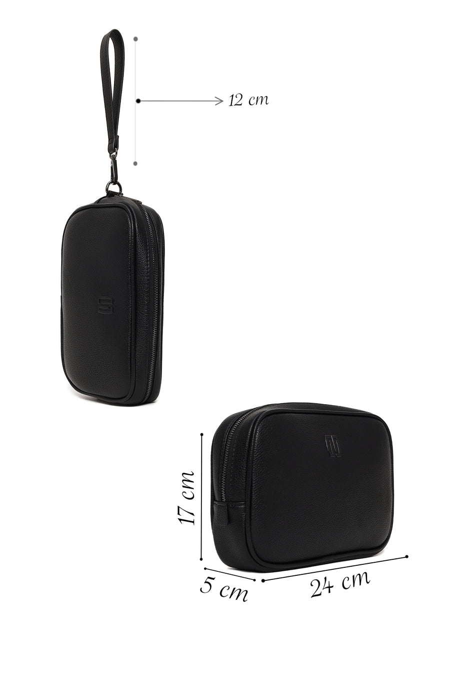 Male Black Mini Handbag