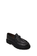 Erkek Siyah Deri Casual Loafer | Derimod
