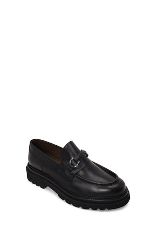 Erkek Siyah Deri Casual Loafer