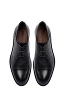 Male Black Lace-Up Leather Casual Shoes | Derimod