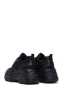 Women's Black Thick Soled Sneaker | Derimod