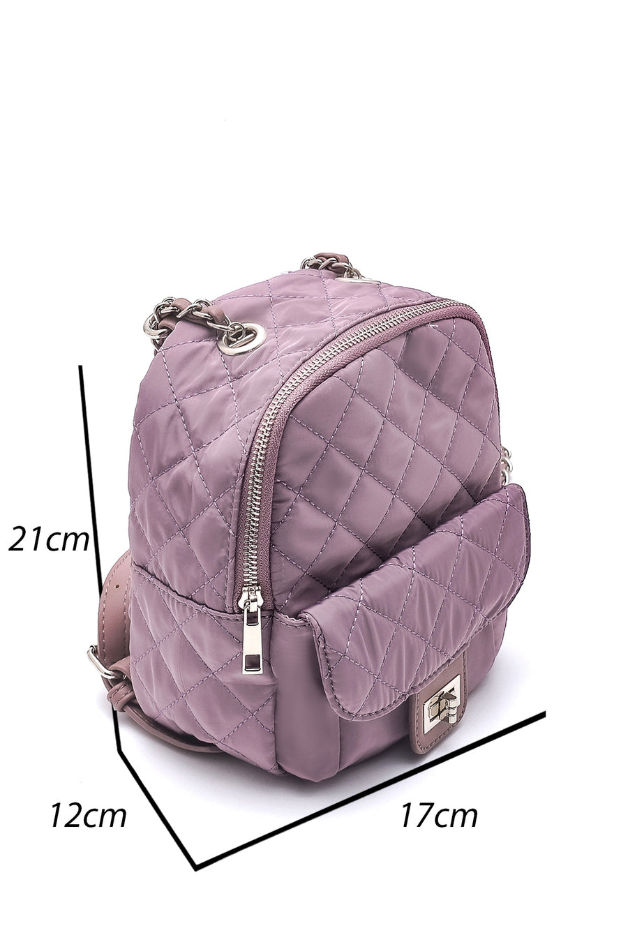Women's Square Pattern Backpack