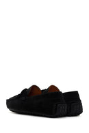Men's Black Suede Leather Casual Loafer | Derimod