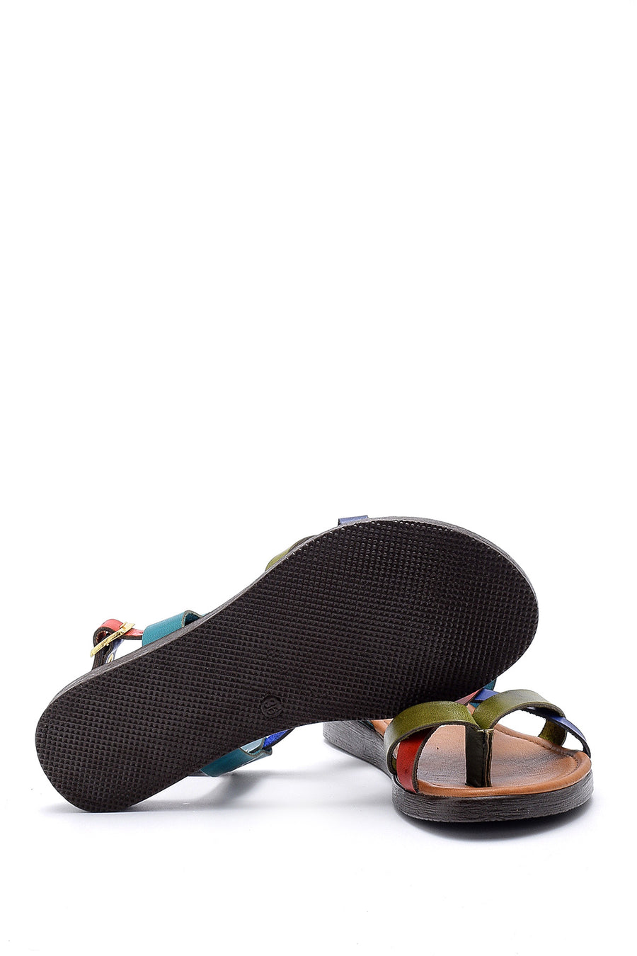 Women's Colorful Leather Sandals