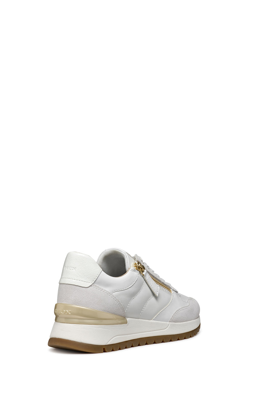 Geox Kadın Beyaz Desya Bağcıklı Deri Sneaker
