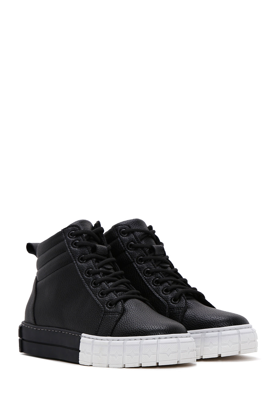 Women's Black High Top Sneaker