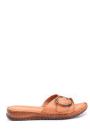 Women's Comfort Casual Leather Slippers | Derimod