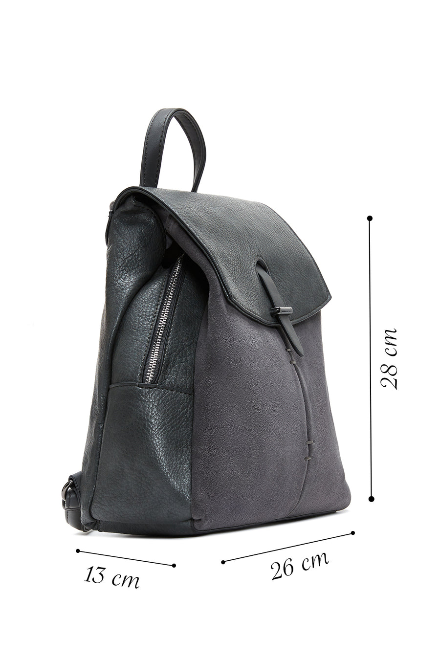 Women's Gray Casual Backpack
