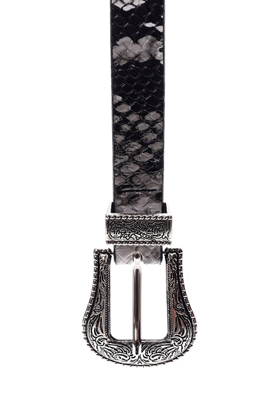 Women's Crocodile Patterned Belt
