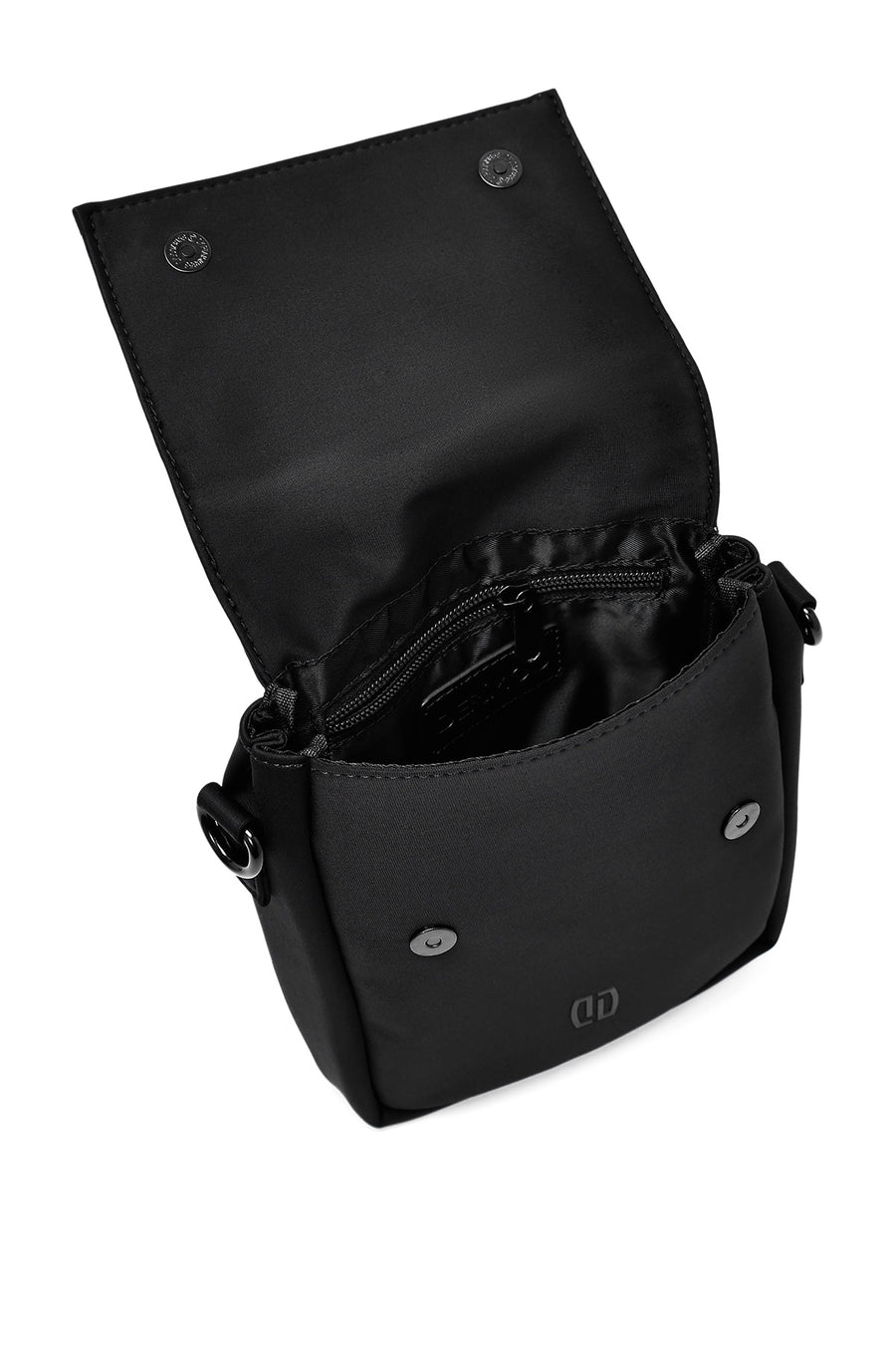 Men's Black Mini Messenger Bag