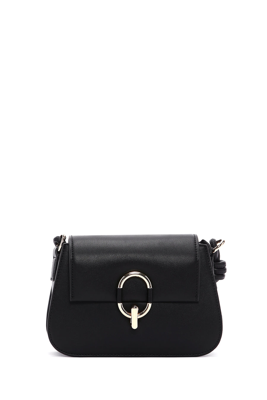 Women's Black Long Strap Shoulder Bag