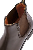 Men's Brown Leather Chelsea Boots | Derimod