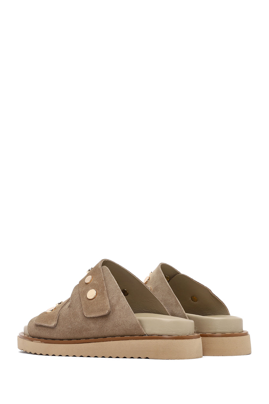 Women's Mink Suede Leather Slippers