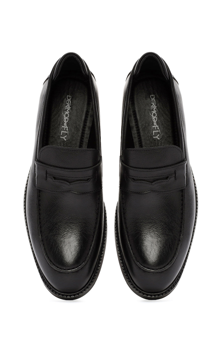 Men's Black Leather Classic Loafer