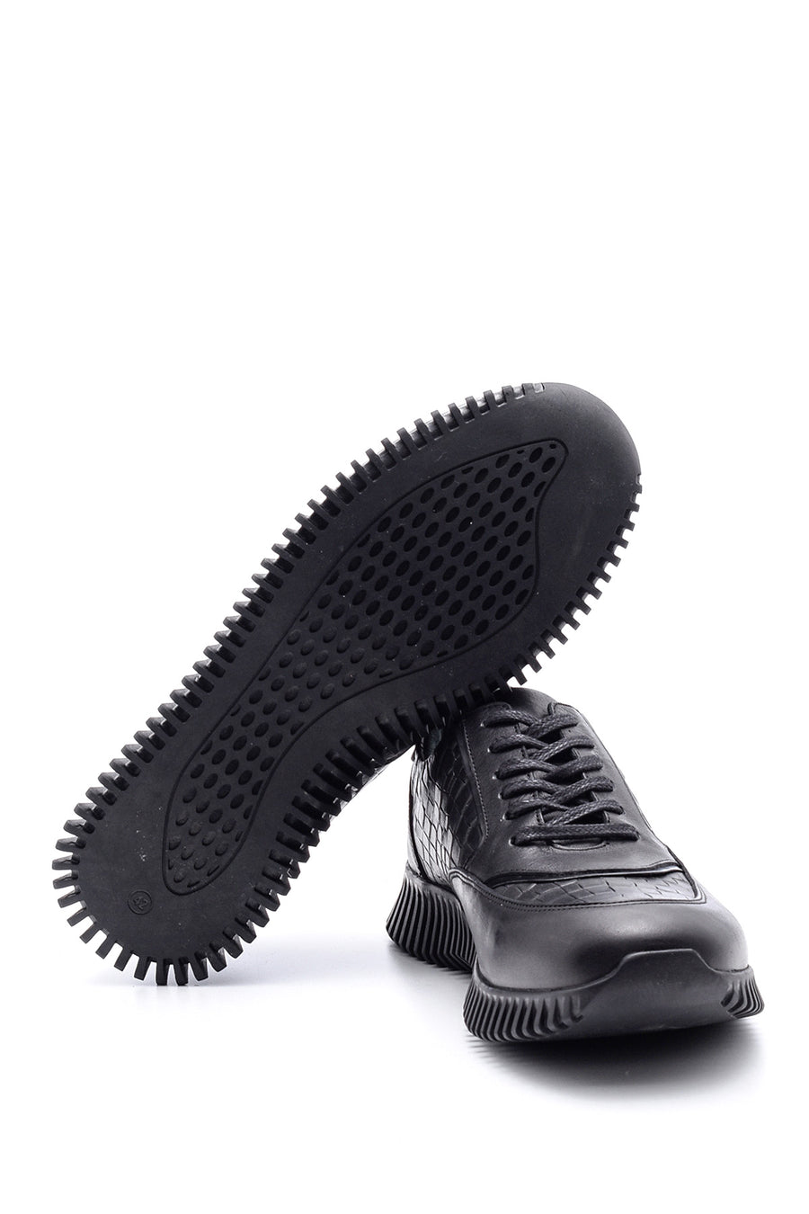 Men's Crocodile Patterned Leather Sneaker