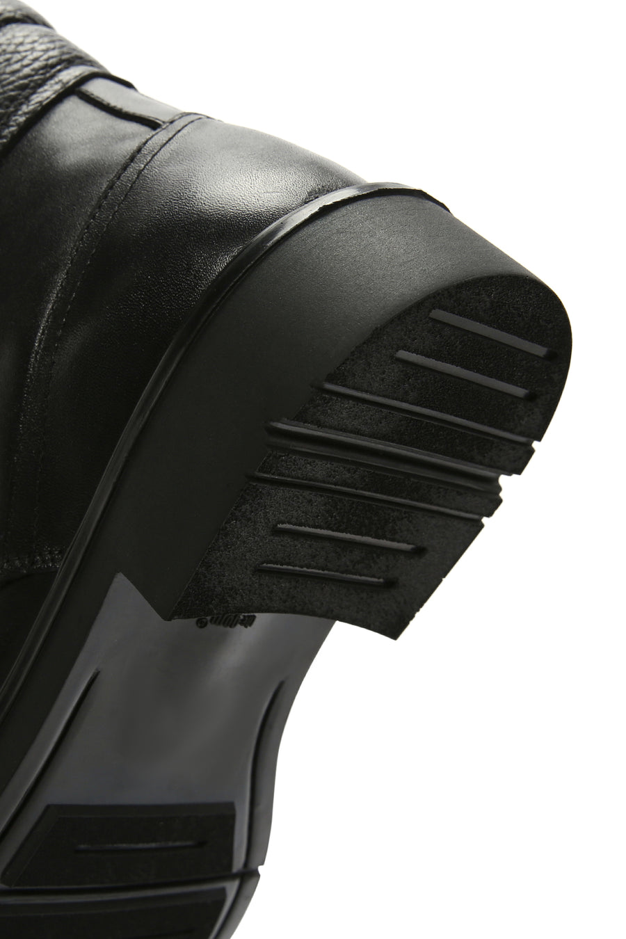 Men's Black Lace-Up Leather Boots