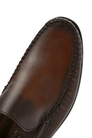 Men's Brown Leather Casual Loafer | Derimod