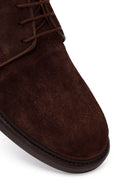 Male Brown Lace-up Suede Casual Shoes | Derimod