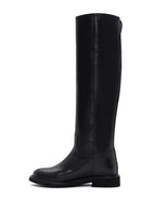 Women's Black Leather Casual Leather Boots | Derimod