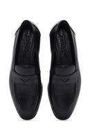 Men's Black Leather Classic Loafer | Derimod