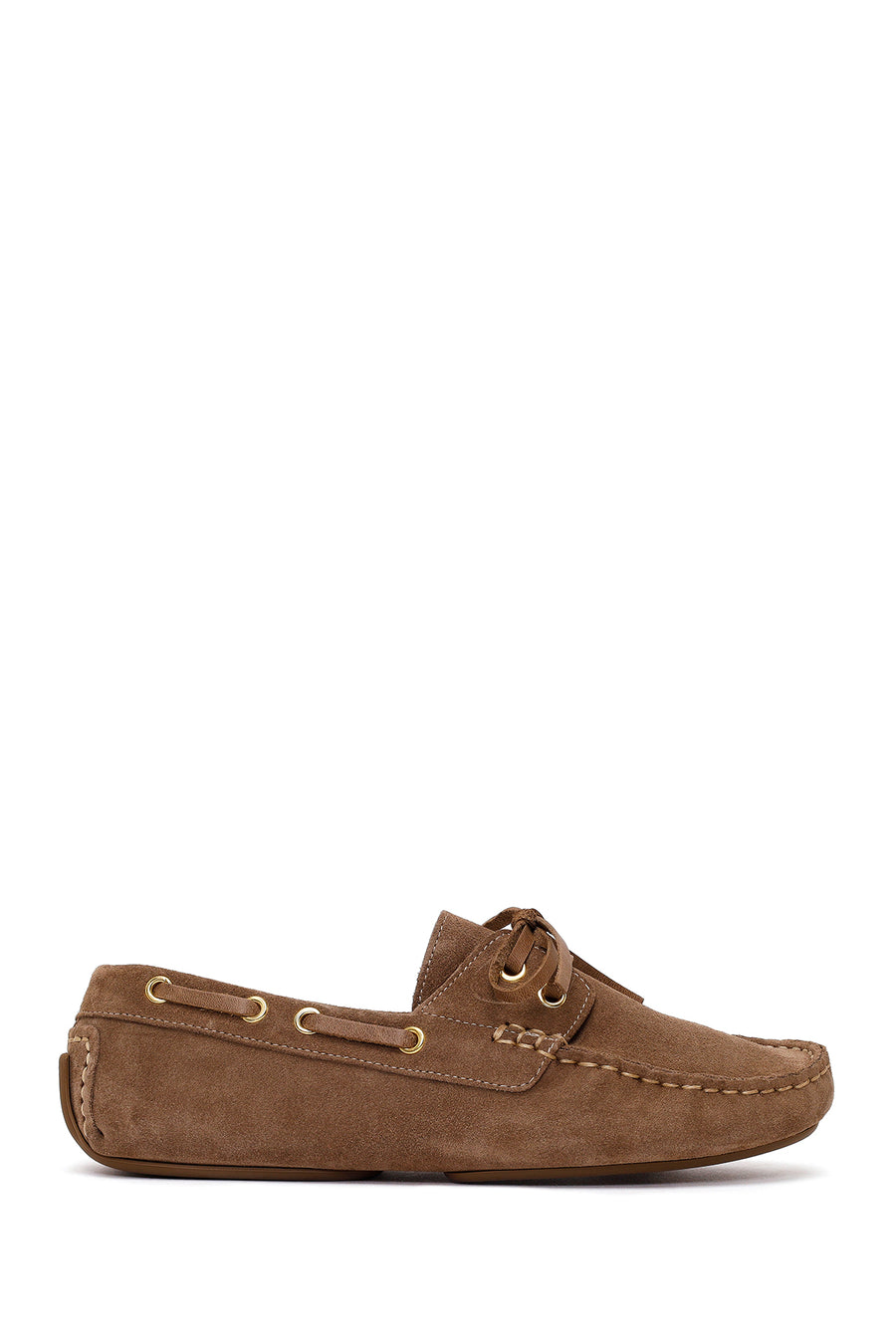 Kadın Vizon Süet Deri Loafer 26PFD151110 | Derimod