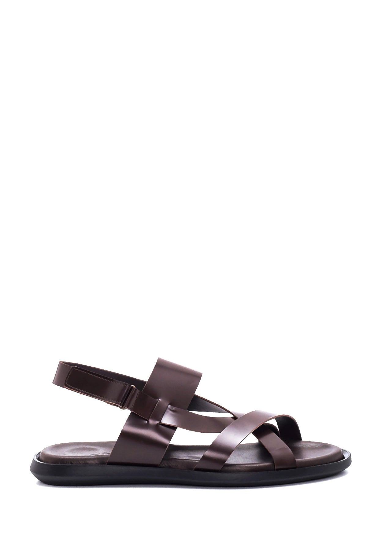 Men's Brown Leather Sandals 22SFD638318 | Derimod