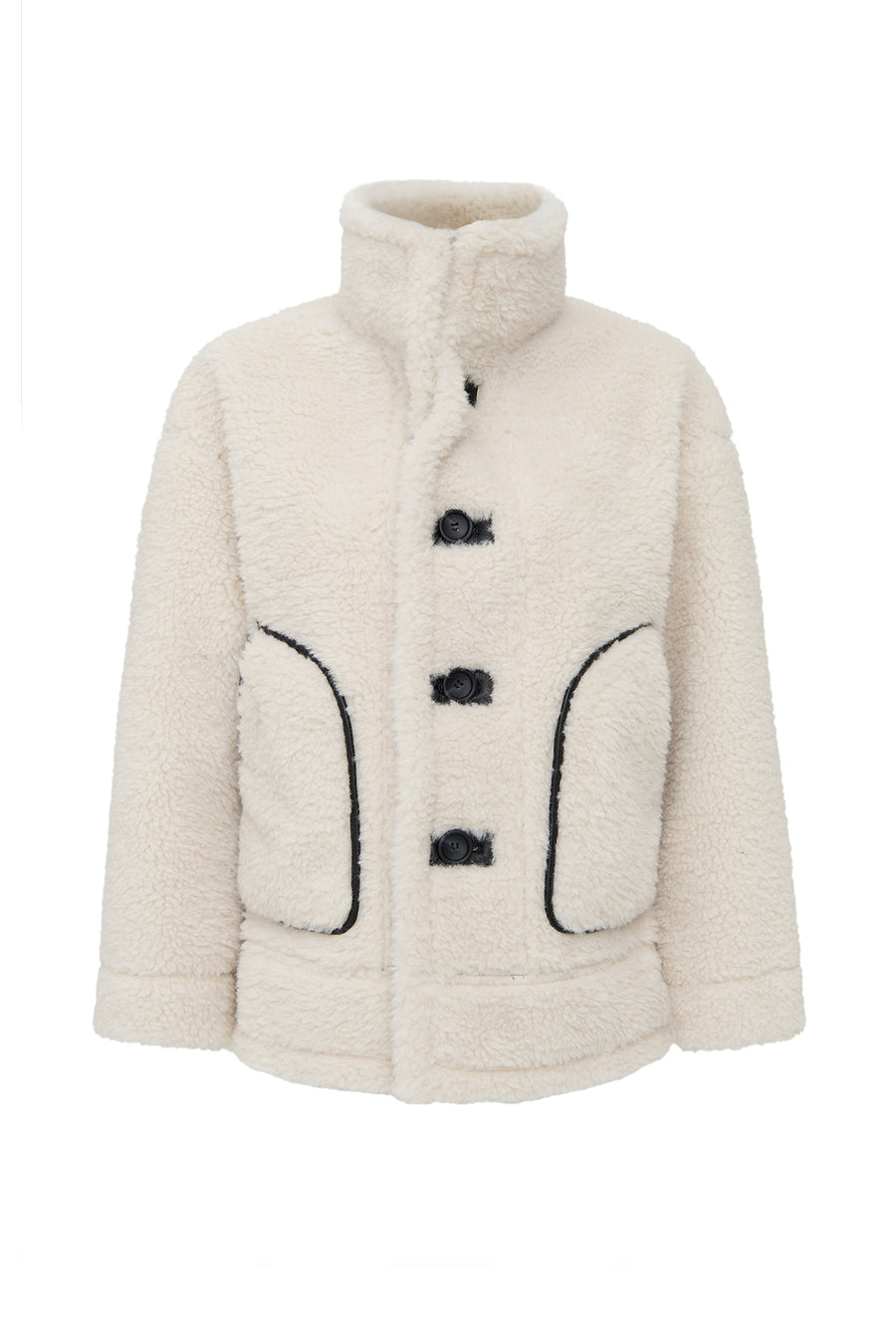 Oslo Women's Beige Reversible Teddy Coat