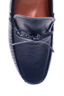 Erkek Lacivert Deri Casual Loafer | Derimod