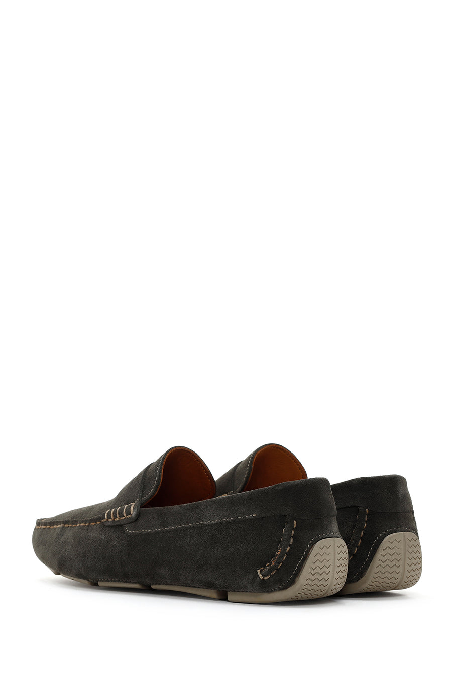Men's Khaki Suede Leather Loafer