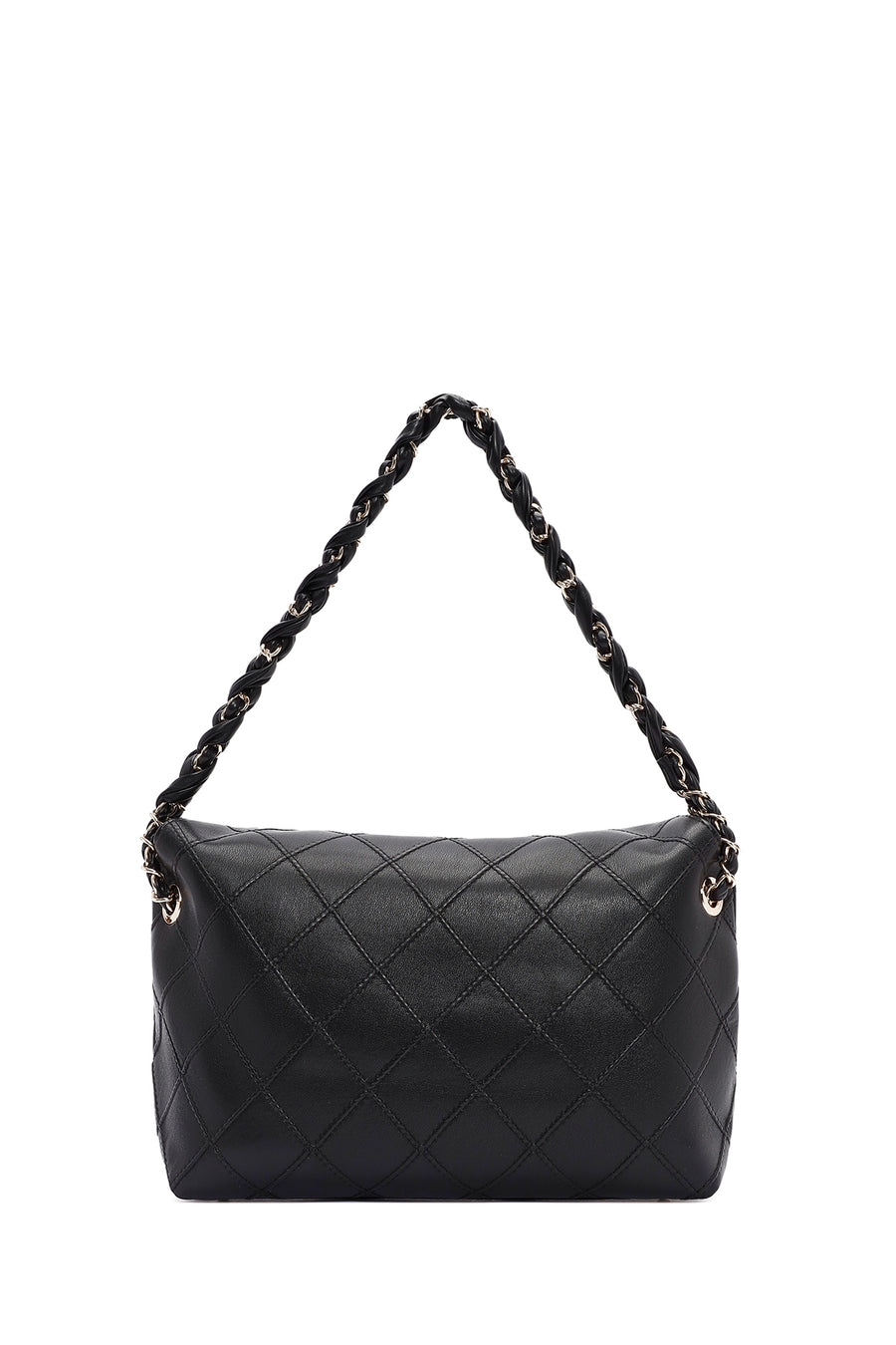 Women's Black Printed Shoulder Bag