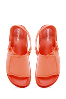 Women's Coral Jelly Thick Soled Sandals | Derimod