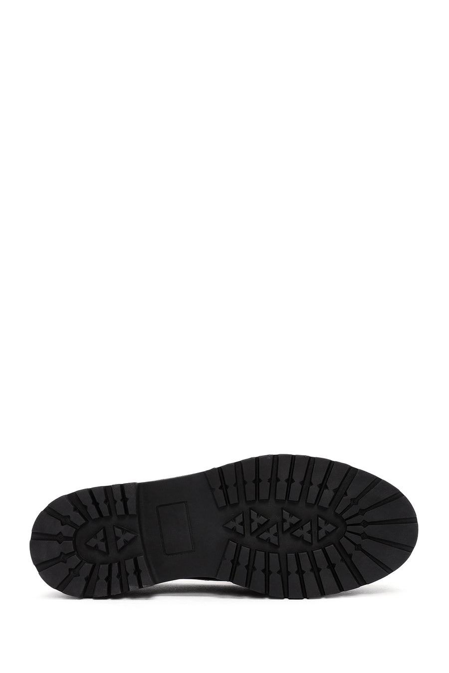 Derimod Gritti Woman Black Buckle-Detail Leather Masculine Loafer